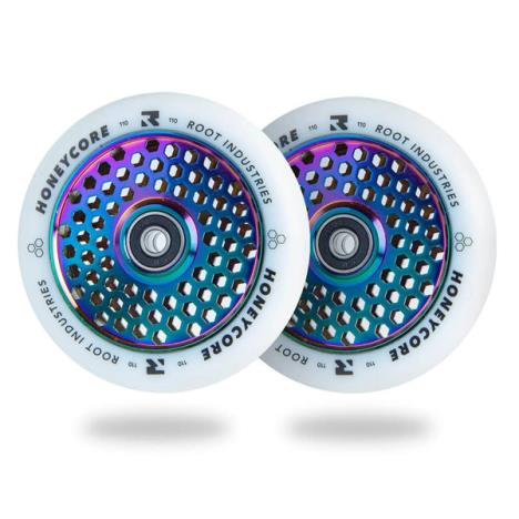 Root Industries HoneyCore 110mm Wheels - White/Rocket Fuel £59.95